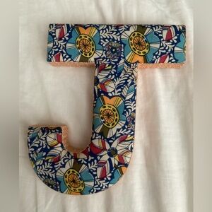 Anthropologie J wall hanging/decor
